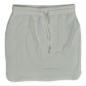 Daily Ritual White Mini Skirt Casual Resort Wear
